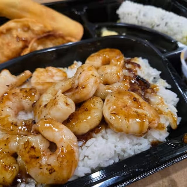 Shrimp Bento Box.