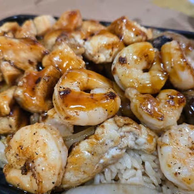 Chicken and Shrimp Hibachi.