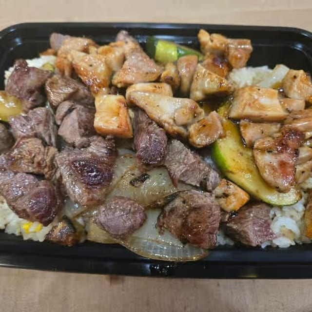 Chicken and Steak Hibachi.