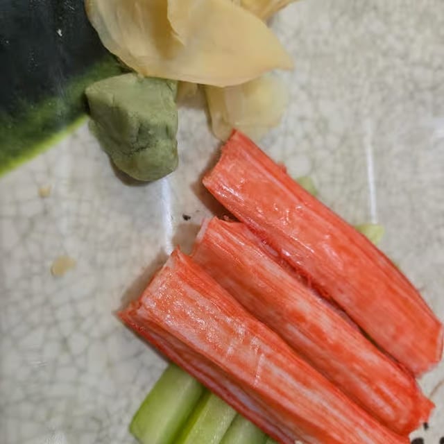 Crabstick Sashimi.