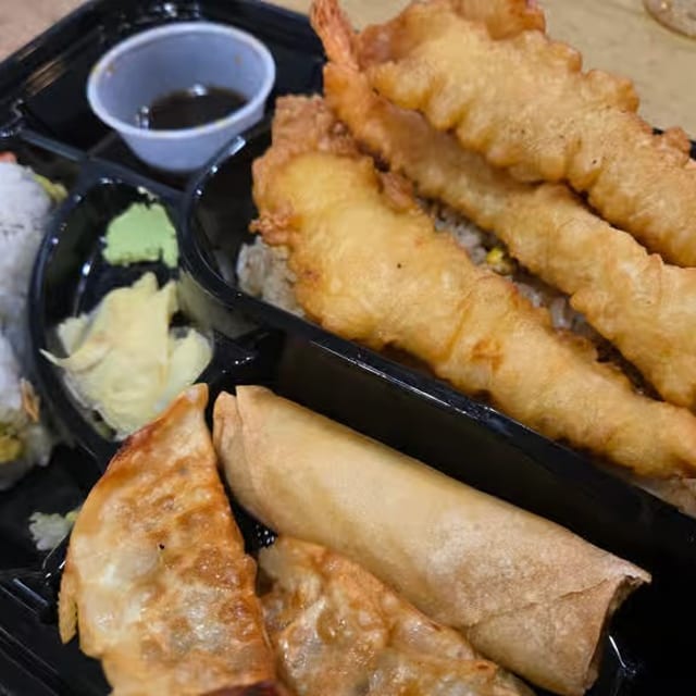 Shrimp Tempura Bento Box.