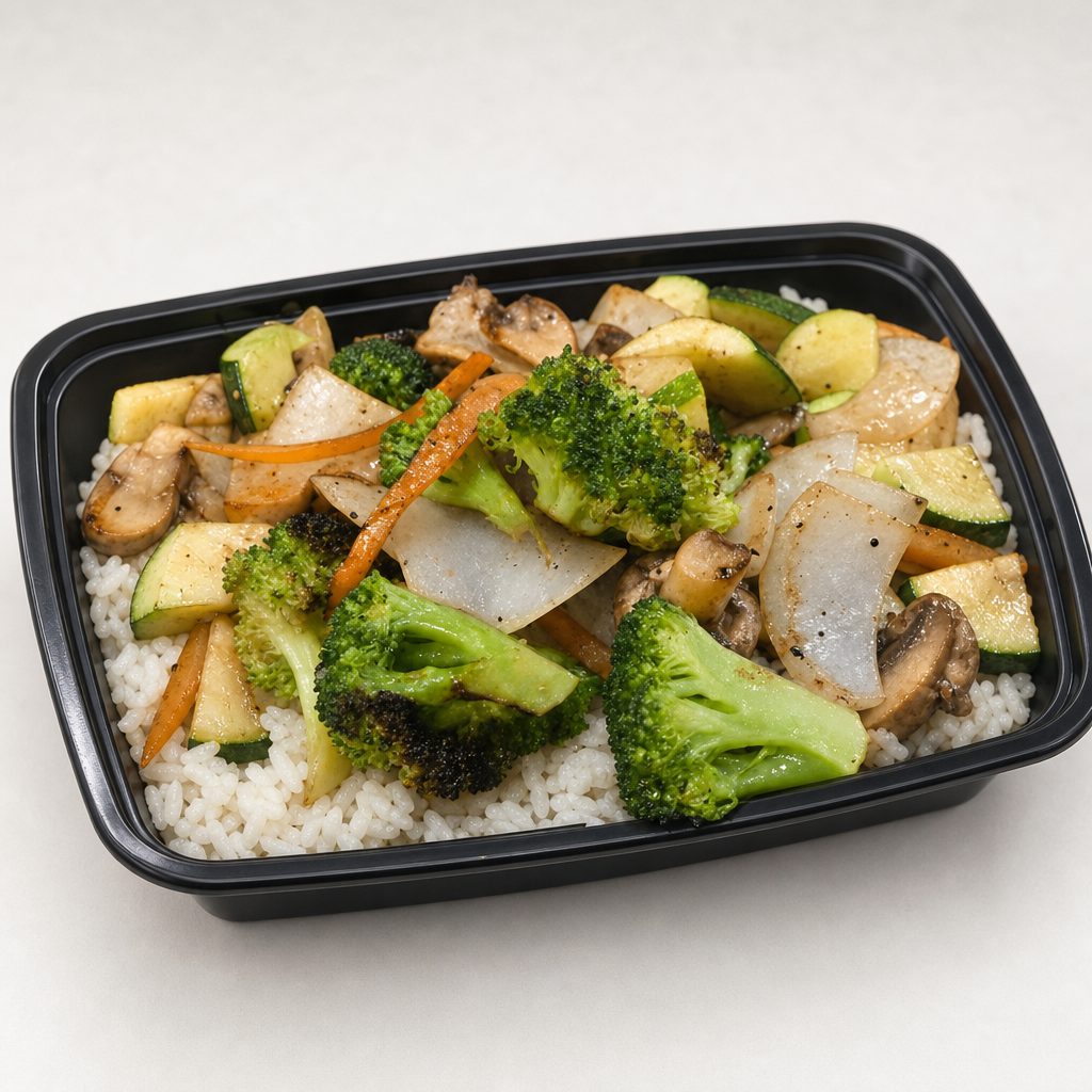 Mixed Veggies Hibachi.