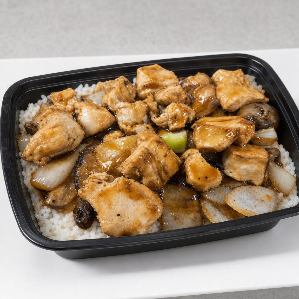 Teriyaki White Meat Chicken.