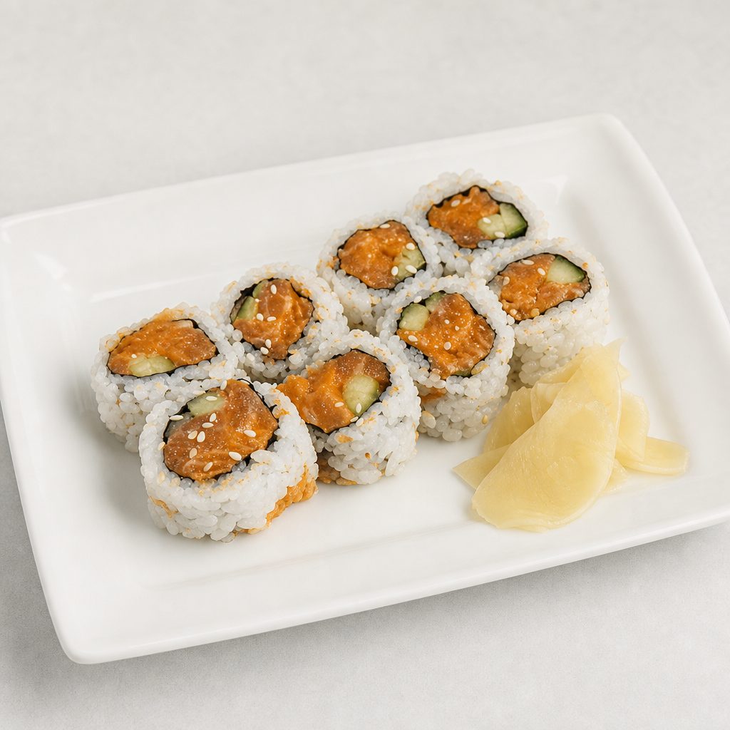 Spicy Salmon Roll.