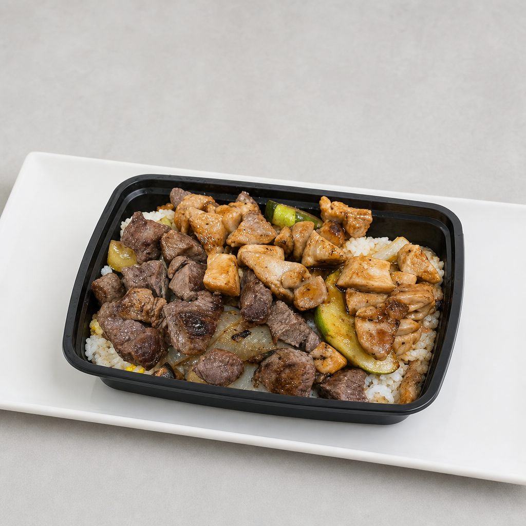 Chicken and Steak Hibachi.
