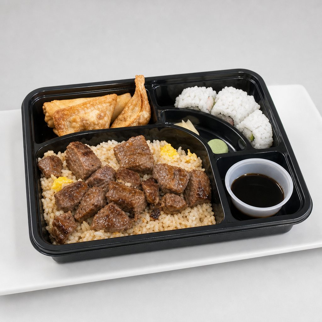 Steak Bento Box.