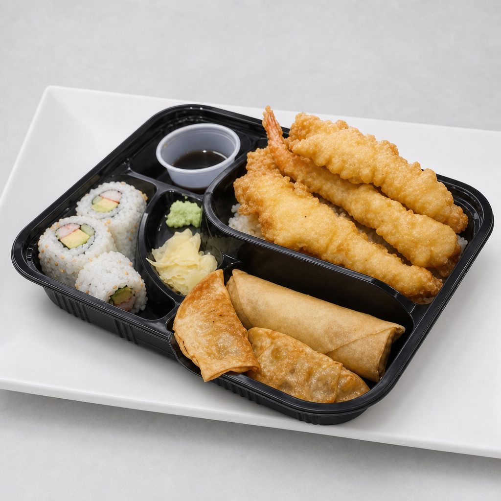Shrimp Tempura Bento Box.