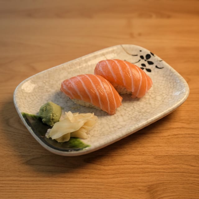 Salmon Sushi.