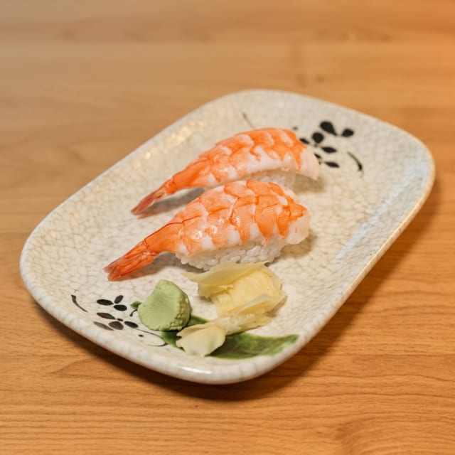 Shrimp Sushi.