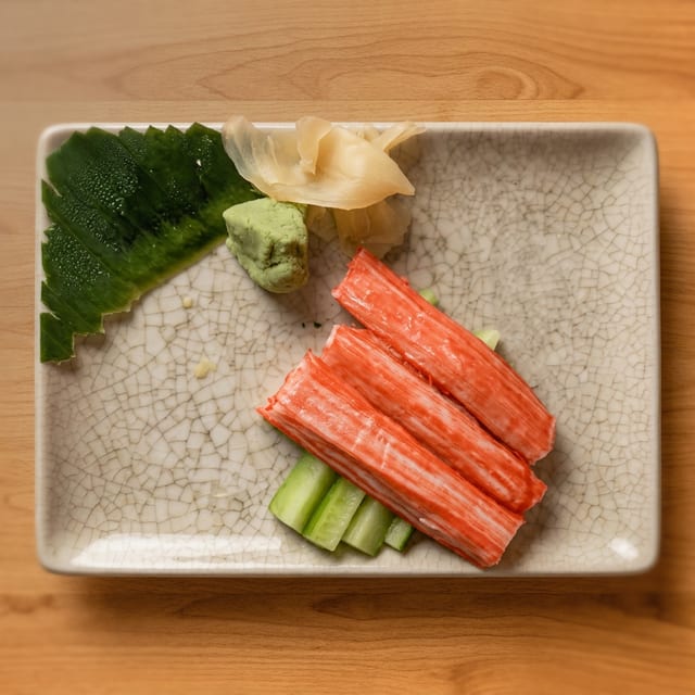 Crabstick Sashimi.