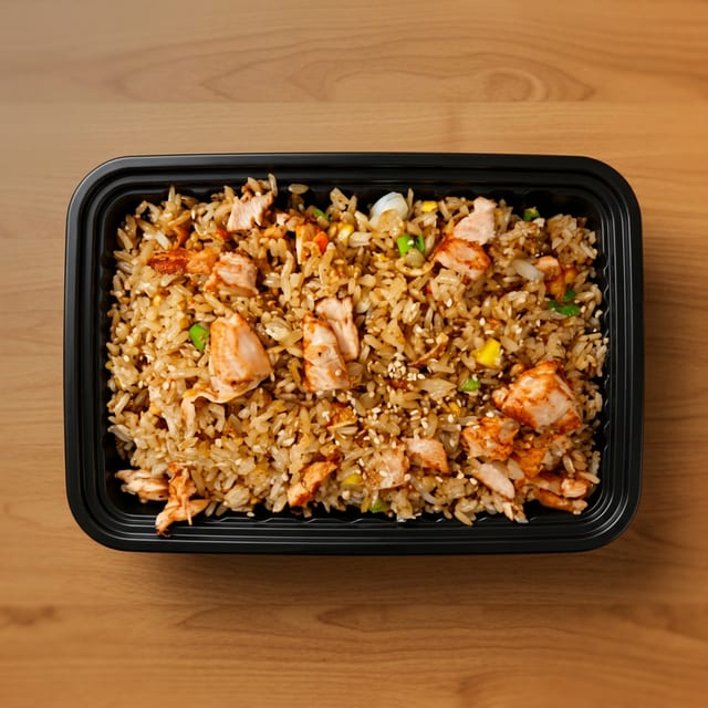 Salmon Fried Rice.