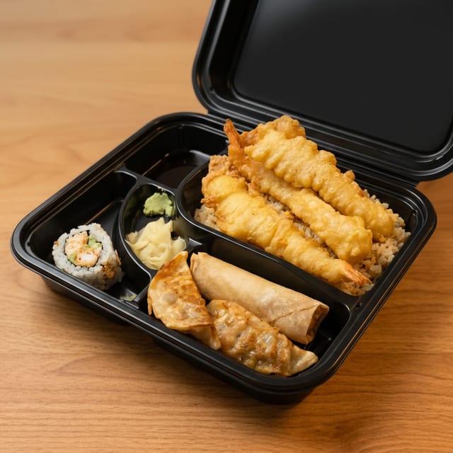 Shrimp Tempura Bento Box.