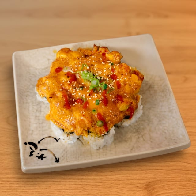 Crawfish Volcano Roll.