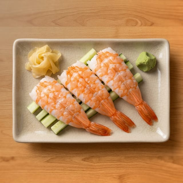 Shrimp Sashimi.